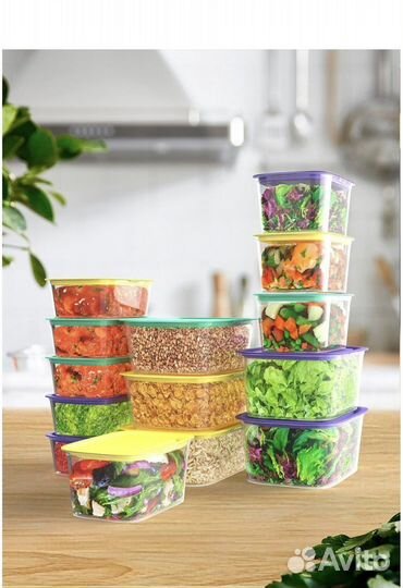 Набор контейнеров 14 штук новые