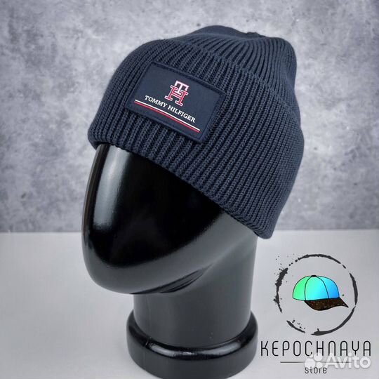 Шапка Tommy Hilfiger Стильная Унисекс