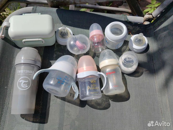 Бутылочки avent pigeon twistshake