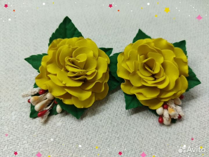 Резинки для волос ручной работы