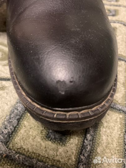 Мужские кожаные ботинки 45 размер