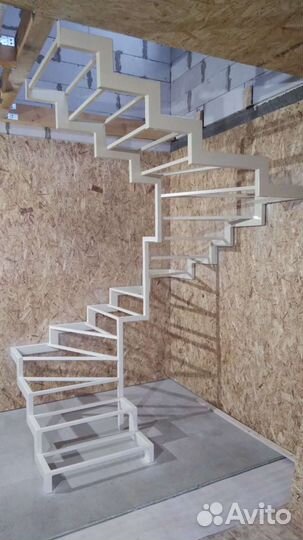 Лестницы на металлокаркасе