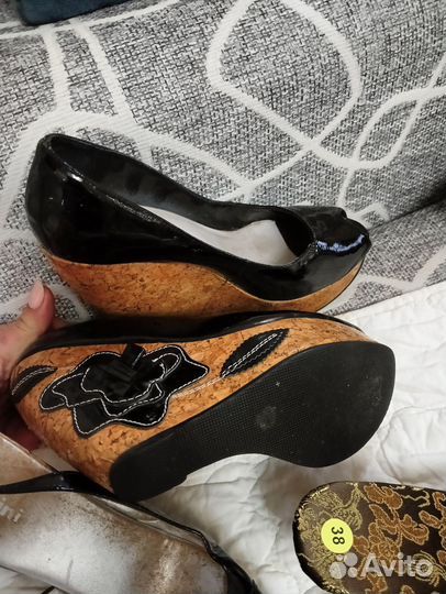 Обувь 37 размер на танкетке
