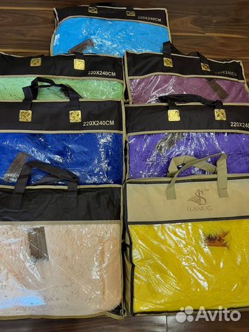 Пледы пушистые 