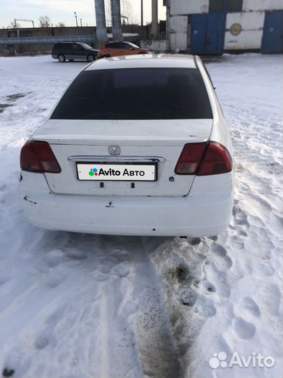 Honda Civic Ferio 1.5 CVT, 2002, битый, 400 000 км