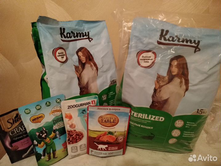 Сухой корм для кошек