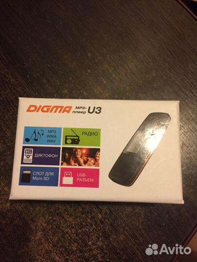 Портативный медиаплеер Digma U3