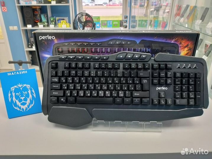 Игровая клавиатура Perfeo Strike новая (вр80)
