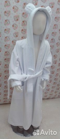 Халат банный детский 116-122