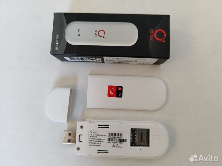 Прошитый USB модем с wifi olax F90 любая сим
