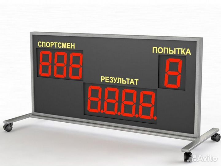 Табло для легкой атлетики, электронное 6.500