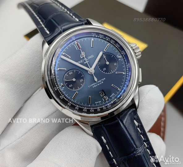 Часы Breitling Premier B01 Chronograph 42 blue dia