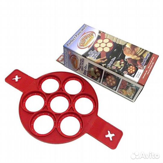 Силиконовая форма для оладий flippin fantastic 10