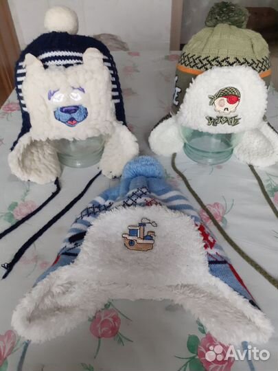 Шапки детские зимние