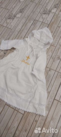 Новый Крестильный набор для девочки 86см и 74см