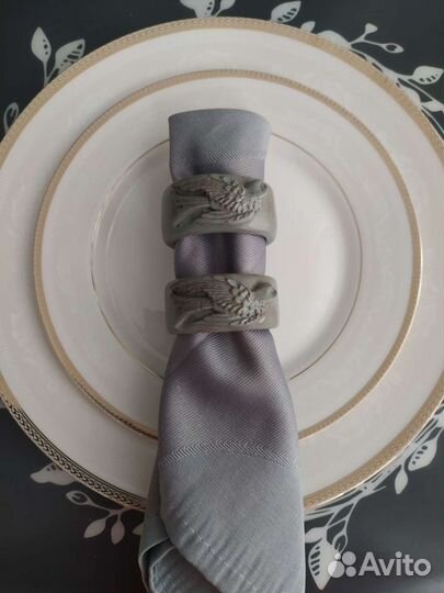 Керамические кольца для салфеток. Керамика. К