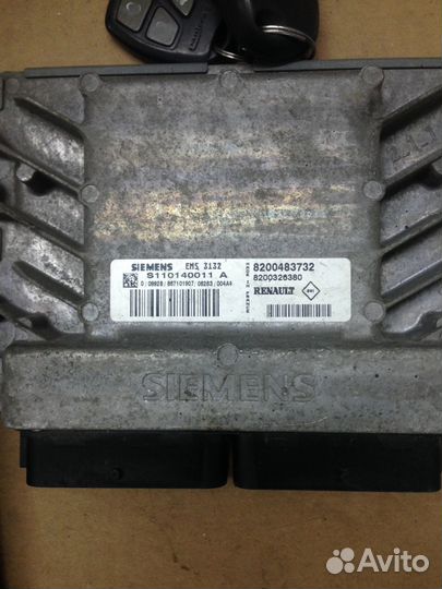 Блок управления двигателем Рено Логан
