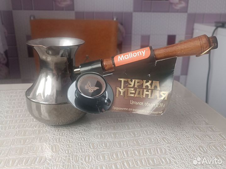 Турка для кофе медная