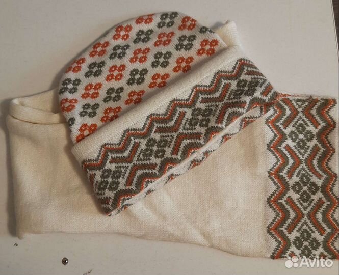 Женский шарф и шапка