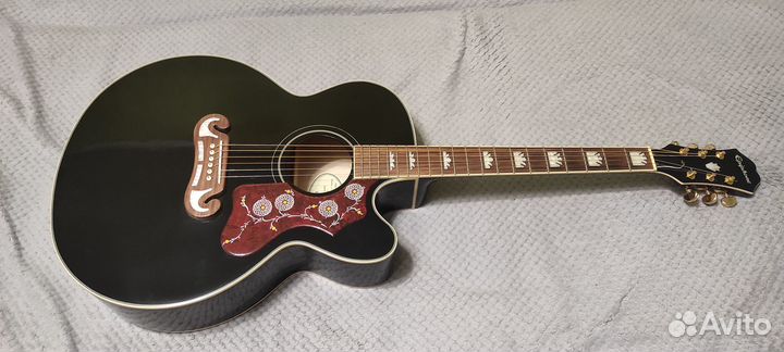 Гитара Epiphone J-200 EC Studio Black