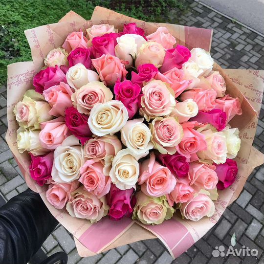 Цветы розы букеты