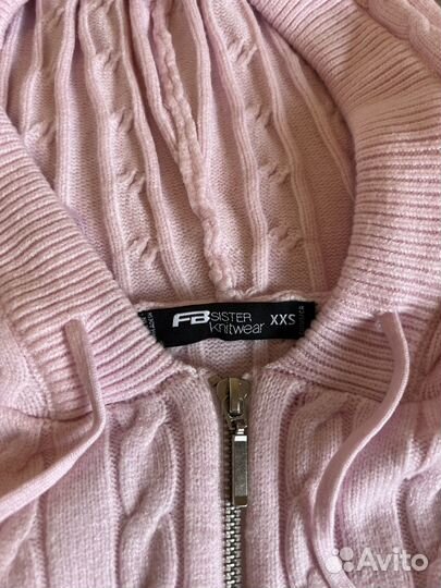 Вязанный костюм женский розовый