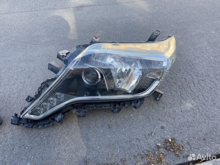 Передние фары тойота land cruiser prado 150