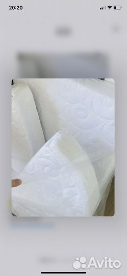 Матрас в круглую кроватку