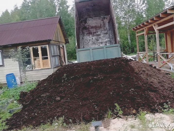 Земля чернозем плодородный грунт