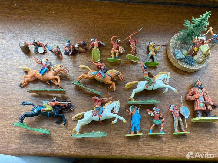 Индейцы elastolin солдатики