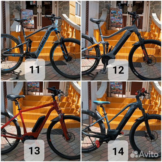 Электровелосипеды Cube, Haibike, Scott, и т.д