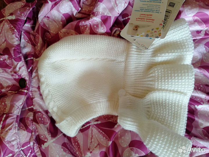 Шапка шлем для детей 6 -9 мес