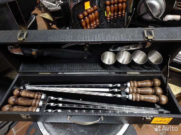 Набор шампуров в кейсе