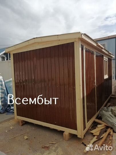 Бытовка для дачи с выбором цвета отделки