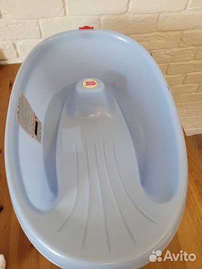 Ванночка для купания с термометром OK Baby