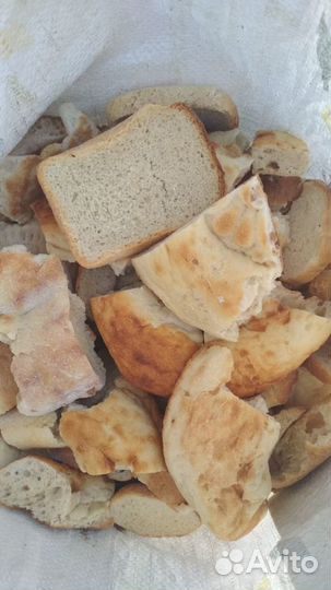 Сухари на корм животным