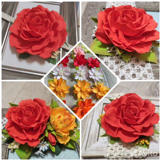 Повязки на голову, резиночки, зажимы