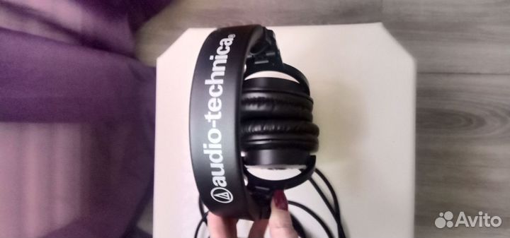 Проводные наушники audio technica ath-m20x