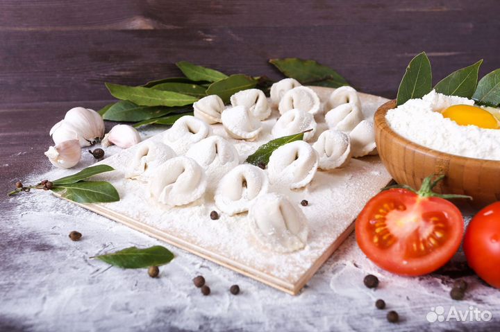 Ручная лепка пельмени 