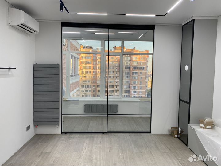 Перегородка матовая