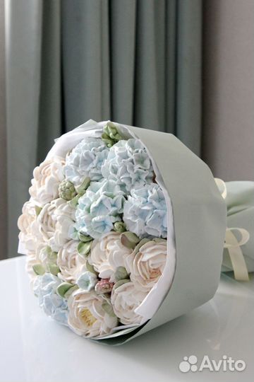 Съедобные букеты из зефира