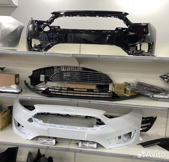 Бампер форд фокус 3 14 -19 г рестайлинг