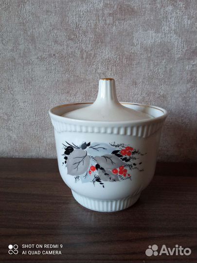 Сахарница фарфор СССР