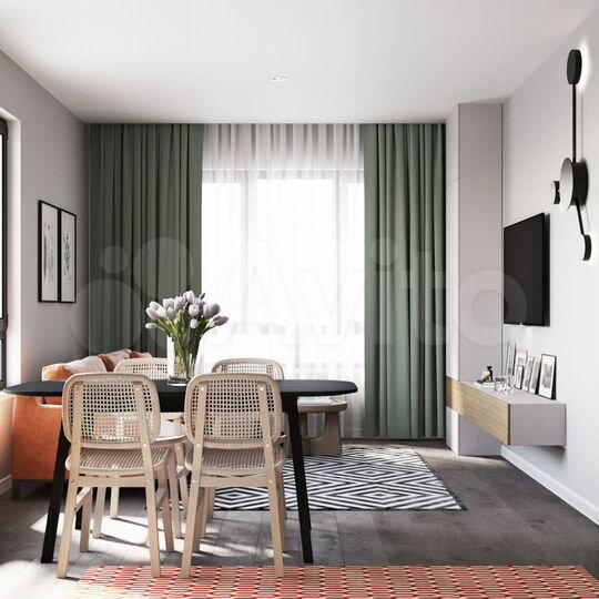 2-к. квартира, 59,6 м², 11/16 эт.