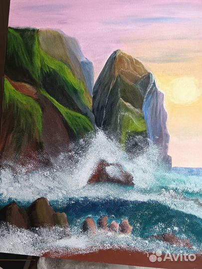 Рисунок на холсте 