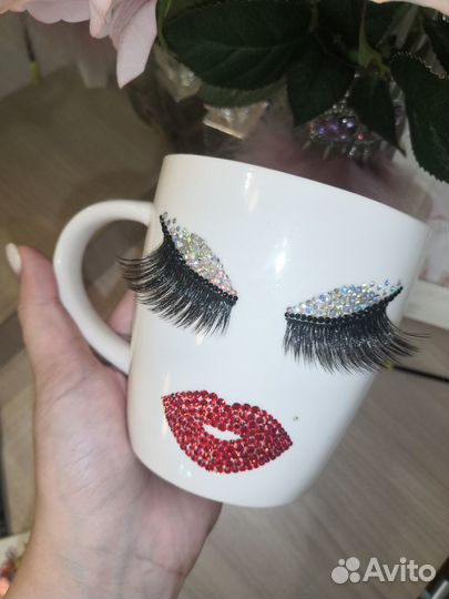 Кружка в стразах