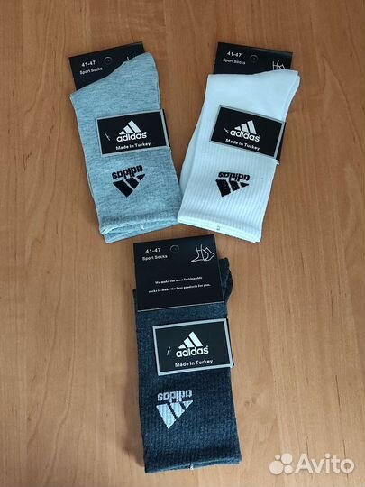 Носки спортивные мужские высокие adidas