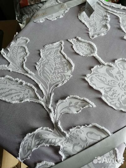 Белье постельное вышевка плюмети с жаккардом