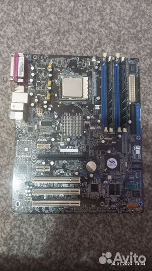 Комплект мать проц оператива куллер