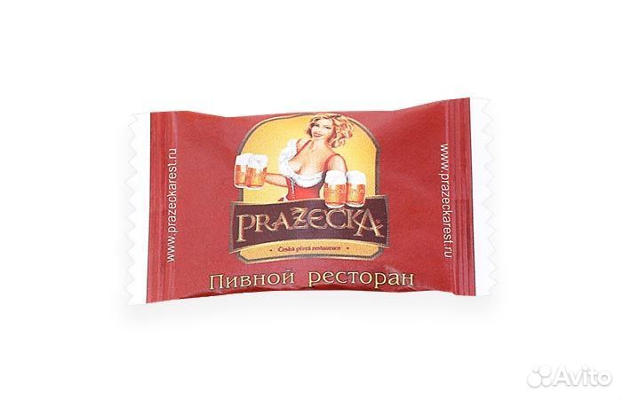 Жевательная резинка с логотипом заказчика